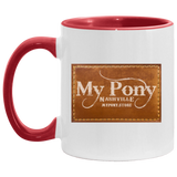 MY PONY NASHVILLE BRAND AM11OZ 11oz Accent Mug