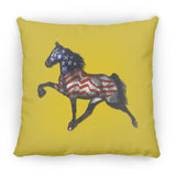 Tennessee Walking Horse Performance All American ZP14 Small Square Pillow