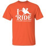 I RIDE A WALKING HORSE B (WHITE) G500 5.3 oz. T-Shirt