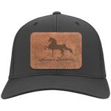 AMERICAN SADDLEBRED ON LEATHER CP80 Twill Cap - Patch