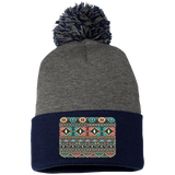 AZTEC 1 SP15 Pom Pom Knit Cap - Patch