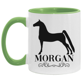 MORGAN STYLE 1 4HORSE AM11OZ 11 oz. Accent Mug