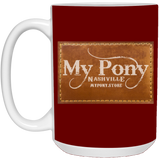 MY PONY NASHVILLE BRAND 21504 15oz White Mug