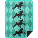 TWH PERFORMANCE ARGLE BLANKET BSHL Premium Black Sherpa Blanket 60x80