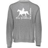 MISSOURI FOX TROTTER (white) 4HORSE 698HBM Dri-Power Fleece Crewneck Sweatshirt