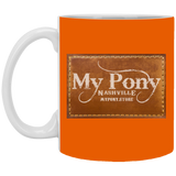 MY PONY NASHVILLE BRAND XP8434 11oz White Mug
