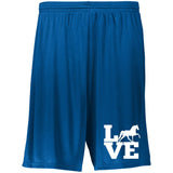 Love (TWH Pleasure) 2782 Moisture-Wicking 9 inch Inseam Training Shorts