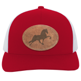 TENNESSEE WALKING HORSE PERFORMANCE LEATHER 104C Trucker Snap Back - Patch