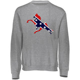 Rebel on the Rail Tennessee Walking Horse Performance 698HBM Dri-Power Fleece Crewneck Sweatshirt