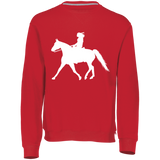 Missouri Fox Trotter LADY FINAL ART WHITE 998HBB Youth Dri-Power Fleece Crewneck Sweatshirt