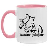 HUNTER JUMPER STYLE 1 4HORSE AM11OZ 11 oz. Accent Mug