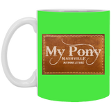 MY PONY NASHVILLE BRAND XP8434 11oz White Mug
