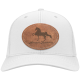 AMERICAN SADDLEBRED ON LEATHER CP80 Twill Cap - Patch