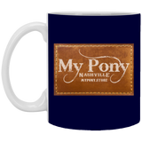 MY PONY NASHVILLE BRAND XP8434 11oz White Mug