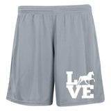 Love (TWH Pleasure) 1423 Ladies' Moisture-Wicking 7 inch Inseam Training Shorts