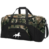 American Saddlebred (white) BG99 Colorblock Sport Duffel