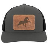 TENNESSEE WALKING HORSE PERFORMANCE LEATHER 104C Trucker Snap Back - Patch