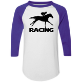 RACING (BLACK) 4HORSE 4420 Colorblock Raglan Jersey