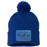 WALKIN ACROSS TENNESSEE TWH SP15 Pom Pom Knit Cap - Patch