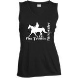 MISSOURI FOX TROTTER (white) 4HORSE LST352 Ladies' Sleeveless V-Neck Performance Tee