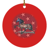 Tennessee Walking Horse Performance All American SUBORNC Circle Ornament