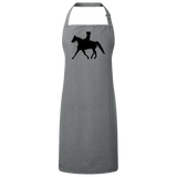 Missouri Fox Trotter Female Rider (black) RP150 Sustainable Unisex Bib Apron