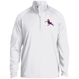 Rebel on the Rail Tennessee Walking Horse Performance ST850 1/2 Zip Raglan Performance Pullover