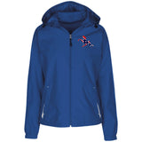 Rebel on the Rail Tennessee Walking Horse Performance LST76 Ladies' Jersey-Lined Hooded Windbreaker