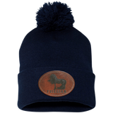 FRIESIAN ON LEATHER SP15 Pom Pom Knit Cap - Patch