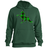 Tennessee Walking Horse Performance Green Plaid Mens/Womens Pullover Hoodie