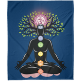CHAKRAS PLUSH BLANKET (12 STYLES AND SIZES)