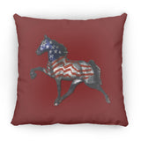 Tennessee Walking Horse Performance All American ZP18 Large Square Pillow