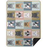 FRENCHIE BLANKET 2 BSHL Premium Black Sherpa Blanket 60x80