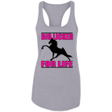 Big Licker for Life Pink NL1533 Ladies Ideal Racerback Tank