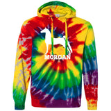 Morgan CD877 Unisex Tie-Dyed Pullover Hoodie