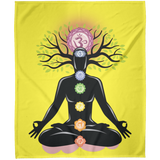 CHAKRAS PLUSH BLANKET (12 STYLES AND SIZES)