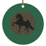 SADDLEBRED JAPANESE ART SUBORNC Circle Ornament
