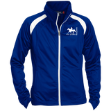 MISSOURI FOX TROTTER (white) 4HORSE LST90 Ladies' Raglan Sleeve Warmup Jacket