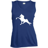Tennessee Walking Horse Performance (WHITE) LST352 Ladies' Sleeveless V-Neck Performance Tee