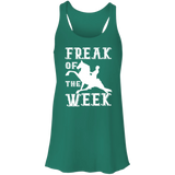 FREAK OF THE WEEK (WHITE) B8800 Flowy Racerback Tank