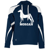 Morgan 229546 Athletic Colorblock Fleece Hoodie
