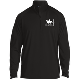 MISSOURI FOX TROTTER (white) 4HORSE ST850 1/2 Zip Raglan Performance Pullover