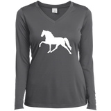 Tennessee Walking Horse (Pleasure) - Copy LST353LS Ladies’ Long Sleeve Performance V-Neck Tee