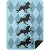 TWH PERFORMANCE ARGLE BLANKET BSHL Premium Black Sherpa Blanket 60x80