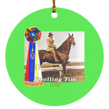 WGC STROLLING JIM SUBORNC Circle Ornament