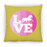LOVE TWH PLEASURE SHADES OF PINK ZP14 Small Square Pillow