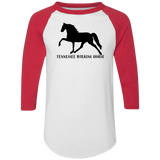 Tennessee Walker (black) 4HORSE 4420 Colorblock Raglan Jersey