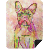 FRENCHIE 1 BSHL Premium Black Sherpa Blanket 60x80