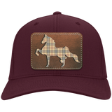 AMERICAN SADDLEBRED LEATHER PATCH (BURBURY) CP80 Twill Cap - Patch