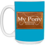 MY PONY NASHVILLE BRAND 21504 15oz White Mug